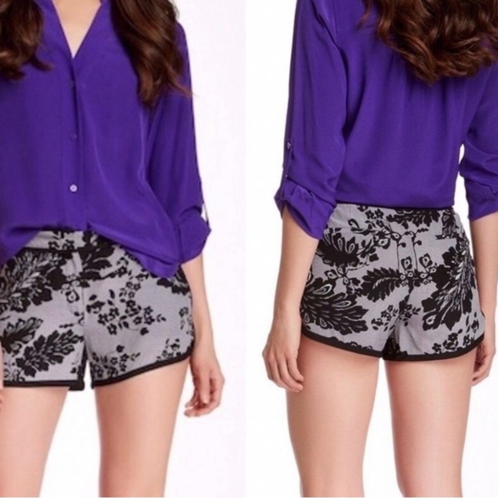 DVF Silk Floral Shorts